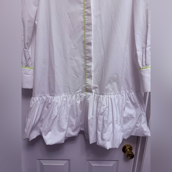 Pep’s Cannes Women’s White Yellow Shirt Dress Size 2 - Picture 4 of 7